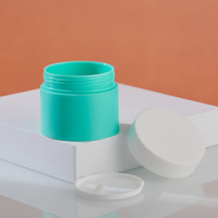 Pot à crème rond écologique pour crème visage en plastique, pots cosmétiques, pots pour crème visage, pots pour soins de la peau, contenants pour gommage corporel