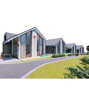 <span class=keywords><strong>Nancy</strong></span> Maison pour site de glamping Maisons préfabriquées <span class=keywords><strong>Villa</strong></span> moderne en acier léger Maisons unifamiliales à cadre métallique - Product Image 1