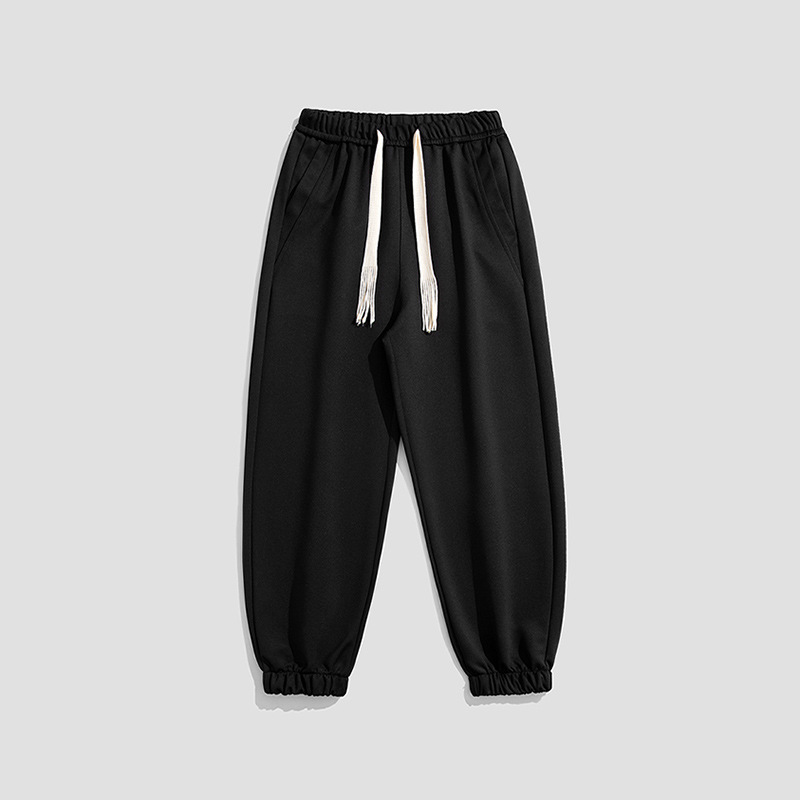 Pantalon Jogging Homme à Jambes Larges Pantalons De Sport Vintage Avec Cordon De Serrage Poches Coupe Ample Pants Grande Taille Couleur Unie Casual Tendance Streetwear Basiques Pant
