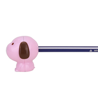 Taille-crayon pour enfants Deli 0550 blanc rose bleu mignon chien dessin animé taille-crayon pour enfants 576 pièces par carton