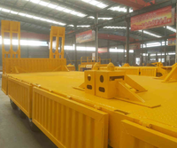 Semi-remorque surbaissée 3 ou 4 essieux 80t 100t pour le transport d'équipements lourds, fabrication chinoise