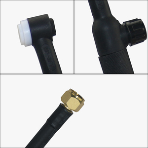 Antorcha de arco de tungsteno WP17 Argon4mAir refrigerado por aire, válvula de Gas de cabeza Flexible, juego de soplete de soldadura TIG, accesorios, 1 unidad - Product Image 6