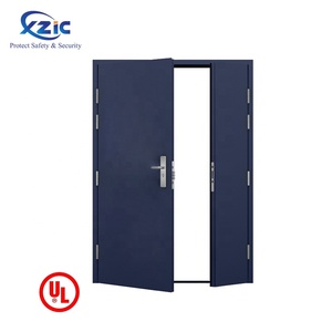 Núcleo hueco de metal de acero de una sola hoja de puerta exterior de edificio - Product Image 2