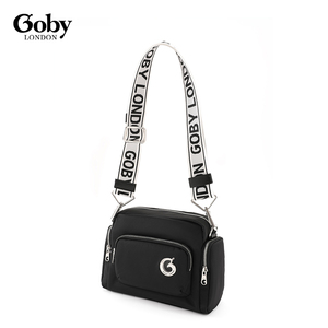 <span class=keywords><strong>Borsa</strong></span> a Tracolla Doppia di Lusso Personalizzata Goby London in Nylon di Alta Qualità per Donne, <span class=keywords><strong>Borsa</strong></span> Messenger con Catene, Stile Elegante - Product Image 2