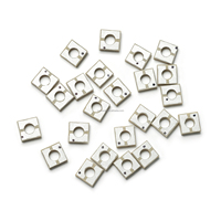 Pzt-5a Keramik Piezo 4.2*4.2*1 mm ID 2mm Pelat Piezoelektrik Persegi