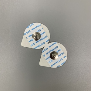 Neonatale wegwerp ozon desinfecterende 50mm waterdruppelvormige schuimstof <span class=keywords><strong>ECG</strong></span>-elektrode sheet accessoire voor elektrocardiograaf - Product Image 4