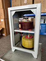 Régulateur de tension automatique 10KVA monophasé 220V à servomoteur, AVR entièrement en cuivre pour instruments de laboratoire