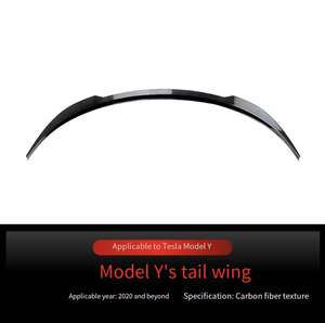 Aplicable a <span class=keywords><strong>2020</strong></span> + Tesla modelo Y ala trasera ala superior alerón fijo pegatina de coche modificación transfronteriza - Product Image 4
