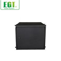 EGT ES-156 Caisson de basses passif professionnel Line Array 15 pouces 8 Ohm 37-130Hz en contreplaqué d'érable pour sonorisation KTV et événements en direct