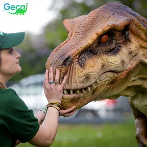 Gecai настоящий высококачественный профессиональный аниматронный костюм динозавра для продажи