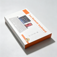Boîte en carton rigide de haute qualité, écologique, finition mate, imprimée sur mesure, pour l'emballage de claviers et de coques de téléphone