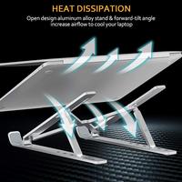 Support métallique pliable N3 pour ordinateur portable, réglable en hauteur