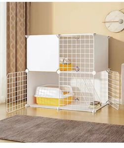 Cuccia per Gatti a Tre Strati All'ingrosso, Villa per Gatti con Ampio Spazio e Divisori, Gabbia Lusso Moderna Regolabile con Vassoio - Product Image 2