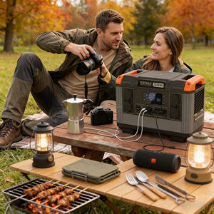 Estación de Energía Portátil de 230V 50Hz, 2000W 2400W 2000Wh LiFePO4, para Fiestas al Aire Libre y Uso con Pequeños Electrodomésticos - Product Image 5