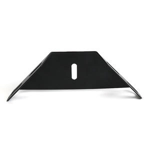 Trapezoidal Bed Corner <b>Bracket</b> <b>Black</b> Metal Furniture Bolt For Wood Minimalist Design - Product Image 2