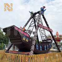 Fabricant d'équipements d'attractions de parcs à thème en plein air Nova Rides, vente directe, manèges pour 24 personnes, bateau pirate