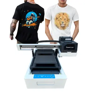 Printer otomatis langsung ke printer inkjet garmen untuk sepatu kaus katun topi printer dtg multifungsi