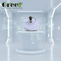 Générateur à flux axial à entraînement direct compact pour éolienne à axe vertical