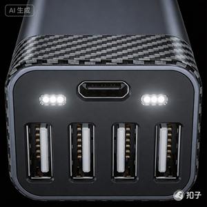 Coque de batterie externe en fibre de carbone tissée Ripstop - Product Image 2