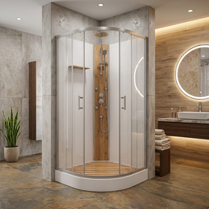 Cabina de <span class=keywords><strong>Ducha</strong></span> Inteligente con Control por Aplicación, Pantalla Táctil, Cabina de <span class=keywords><strong>Ducha</strong></span> Inteligente para Baño de Apartamento Moderno - Product Image 2