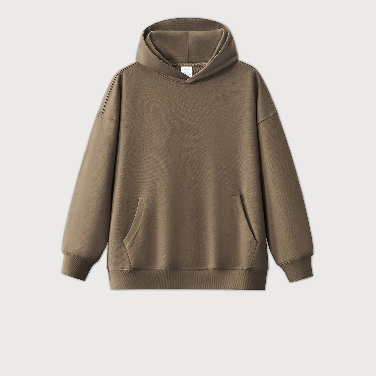 เสื้อฮู้ดสีน้ำตาล