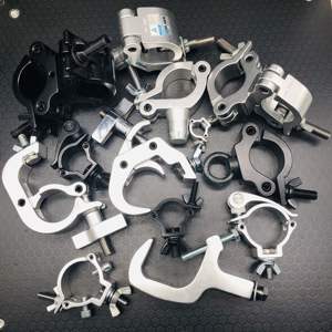 Abrazaderas de haz autoblocantes de fácil bloqueo, abrazaderas de haz de 20mm, 30mm, 40mm, 50mm, 60mm, 1 pulgada, 2 pulgadas, medio acoplador, MINI JR, abrazaderas de iluminación giratorias - Product Image 1