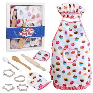 Abito educativo all'ingrosso Costume da Chef gioco di ruolo per la carriera fingere giocattolo Set di cucina per bambini Set di giochi di ruolo per Chef - Product Image 4