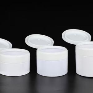 Offre Spéciale – Pot en plastique à couvercle rabattable 100g, 120g, 150g – Contenant vide pour sels de bain, gommages corporels, poudre dentifrice – Emballage cosmétique et soins de la peau - Product Image 6