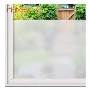frosted static cling decorative window film transparent window glass films for office/home decoration