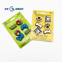 Breloques de chaussures rectangulaires Zeamor personnalisées en PVC souple, motif poisson marin, style anime mignon, faites à la main, pour la rentrée scolaire - Nouveauté très prisée