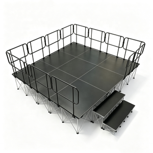 Smart <b>Stage</b> Equipment System Portable <b>Stage</b> Fast Installation <b>Stage</b> <b>Platform</b> with Guardrails and Staircases - Product Image 1