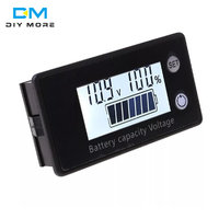 Indicateur de capacité de batterie DC 8V-100V plomb acide Lithium LiFePO4 voiture moto voltmètre jauge de tension 12V 24V 48V 72V