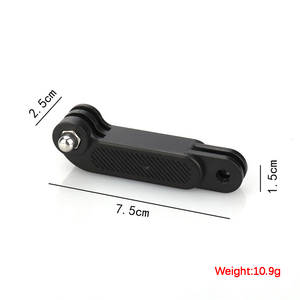 Haste de Extensão de Alta Qualidade 9cm 7.5cm Acessórios para Câmeras Esportivas Suporte de Pescoço Alongador para Capacete GoPro 13 Action 5 - Product Image 4