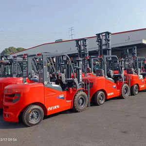 מטען חלי קרטייה elevadora <span class=keywords><strong>7</strong></span> טון מלגזה קיבולת מטען 5טון ארוך מזלג 6 טון מעלית 3 שלבים מכולות טיפול מלגזה - Product Image 1