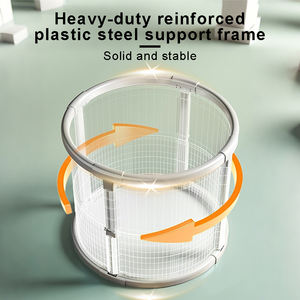 Baignoire pliable isolée en PVC transparent épaissi pour bébé, baignoire extérieure - Product Image 4