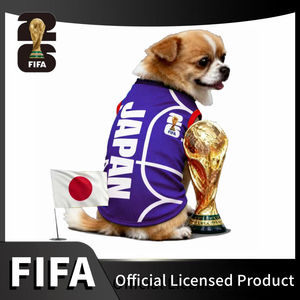 Ropa para Mascotas con Licencia Oficial de la FIFA para la Copa Mundial de Fútbol 2026, Chaleco para Perro del Equipo de Fútbol de Japón, Camisetas Transpirables de Verano para Perros - Product Image 2
