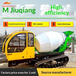 Camión Mezclador de Concreto con Orugas de Goma, Camión Todoterreno para Proyectos de Conservación de Agua en Terrenos Agrícolas - Product Image 1