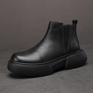 Botas de Senderismo de Cuero Resistentes para Hombre, Impermeables, para Trekking al Aire Libre, con Soporte Cómodo para el Tobillo - Product Image 1