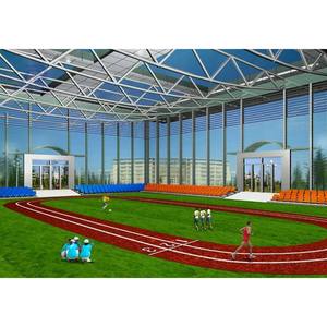 <span class=keywords><strong>Mini</strong></span> ensemble complet préfabriqué de construction de <span class=keywords><strong>stade</strong></span> de football à structure légère en acier - Product Image 1