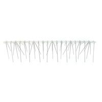 Pointes d'oiseaux en acier inoxydable avec base en plastique, produit de livraison gratuite, vente en gros, anti-oiseau, lutte antiparasitaire