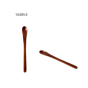 Cucchiai Ecologici in <span class=keywords><strong>Legno</strong></span> Naturale per Caffè, Tè, Zuppa, Zucchero, Miele, Dessert, Antipasti, Condimenti, Piccoli Cucchiai da Bistrot - Product Image 5