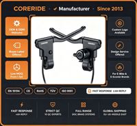 Levier de frein pour vélo électrique, portée réglable, commande à 3 doigts en aluminium pour trottinette électrique, réparation E-Scooter, OEM ODM, emballage personnalisé
