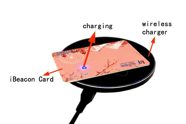 Wireless Charging BLE Card iBeacon Card