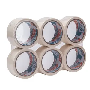 Manufacture Customized 18 mm 36 mm 48 mm Whit Masking Adhesive Tape Economic Crepe Paper Tape