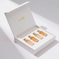 Boîte cadeau de parfum magnétique en papier de luxe personnalisée Emballage de maquillage pour soins de la peau Boîte d'emballage cosmétique