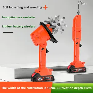 Outils de jardinage domestique sans fil Désherbeur de sol électrique <span class=keywords><strong>à</strong></span> main <span class=keywords><strong>Batterie</strong></span> au lithium DIY Cultivateur de jardin pour la plantation de pots de fleurs OEM - Product Image 2