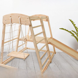 Ensembles de balançoires d'intérieur en bois (lisse et poncé) - Product Image 3