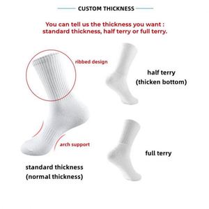 Calcetines Deportivos de Algodón Personalizados de Fábrica, de Lujo y Alta Calidad, para Hombre, Diseño Personalizado, Unisex, con Logotipo - Product Image 4