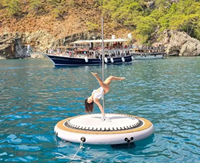 Scène flottante gonflable personnalisée de haute qualité Aoqile pour les événements de pole dance