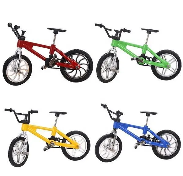 Миниатюрные игрушки из сплава для пальцев, модель велосипеда, модель велосипеда, литая модель автомобиля, велосипеда